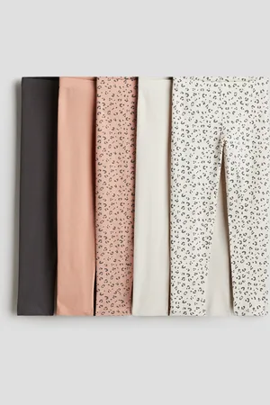 H&M 5-pack jersey leggings