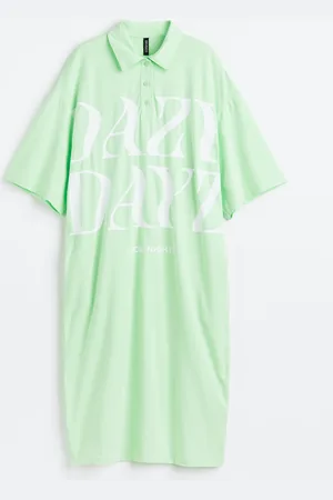 H&M Oversized polo shirt dress