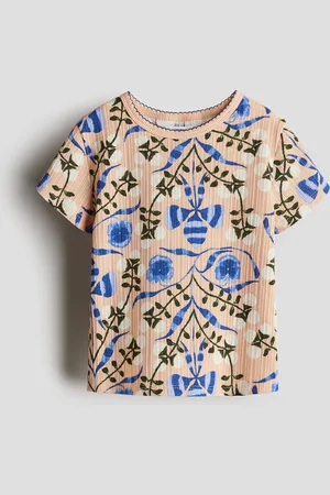 H&M Pointelle jersey top