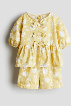 H&M 2-piece cotton poplin set