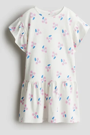 H&M Flutter-sleeved cotton dress