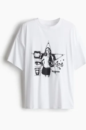 H&M Oversized printed T-shirt