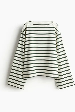 H&M Oversized boat-neck top
