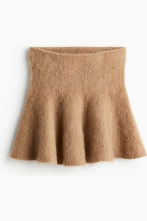 H&M Flared mohair-blend skirt