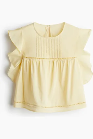 H&M Flutter-sleeved blouse