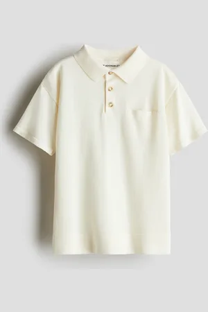 H&M Silk-blend polo shirt