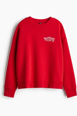 H&M Oversized motif-detail sweatshirt