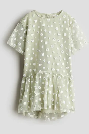 H&M Embroidered-detail dress