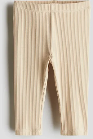 H&M Ribbed cotton leggings