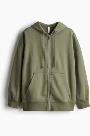 H&M Oversized zip-through hoodie