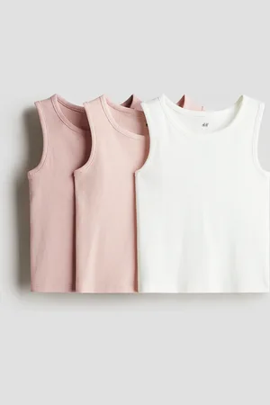H&M 3-pack ribbed vest tops