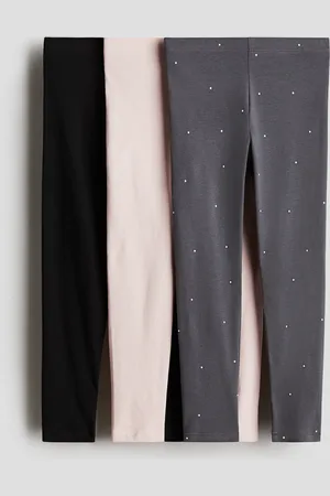 H&M 3-pack jersey leggings