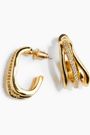 H&M Plated hoop earrings