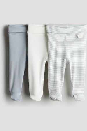 H&M 3-pack foldover-waist leggings