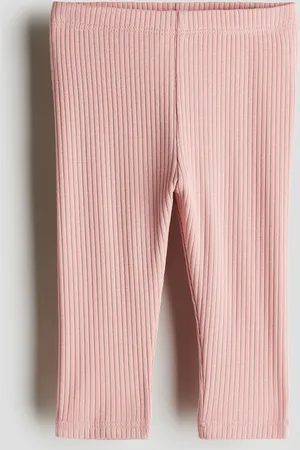 H&M Ribbed cotton leggings