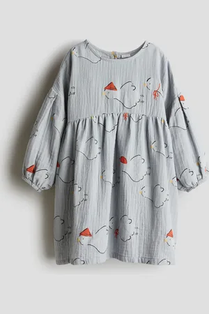 H&M Cotton muslin dress