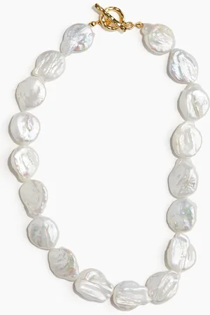 H&M Gold-plated pearl necklace