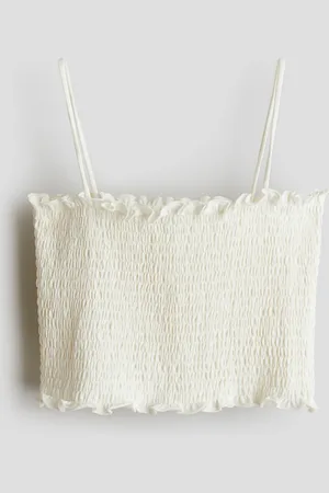 H&M Smocked crop top