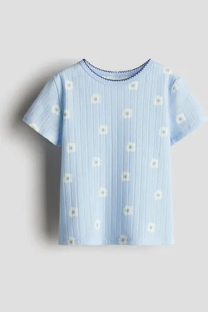 H&M Pointelle jersey top