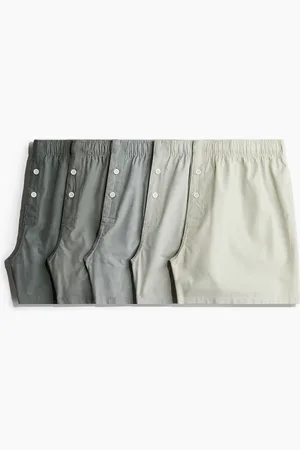 H&M 5-pack woven cotton boxer shorts