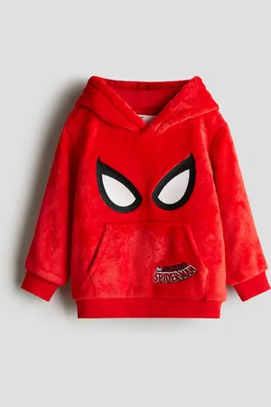 H&M Printed pile hoodie