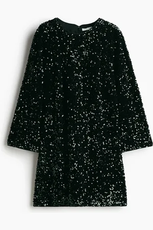 H&M Sequined A-line dress