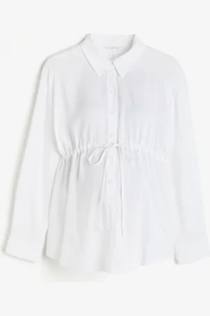 H&M MAMA Tie-belt blouse