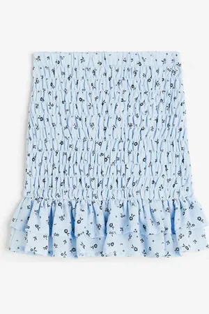 H&M Smocked chiffon skirt