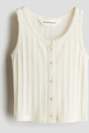 H&M Pointelle jersey vest top