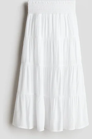 H&M Smocked tiered skirt
