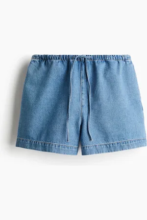 H&M Denim drawstring shorts