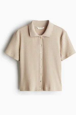 H&M Ribbed polo shirt