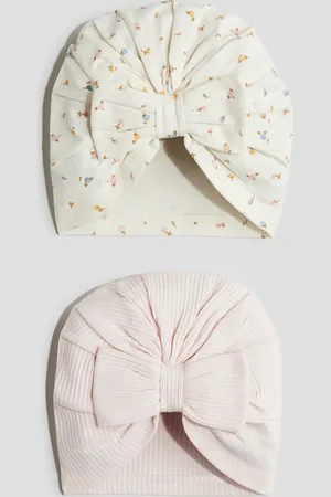 H&M 2-pack knot-detail hats