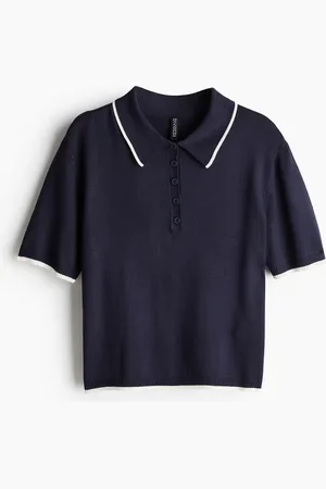 H&M Fine-knit polo shirt