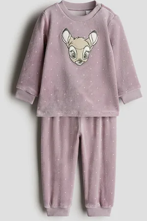 H&M Patterned velour pyjamas