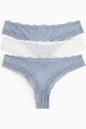 H&M 3-pack lace Brazilian briefs