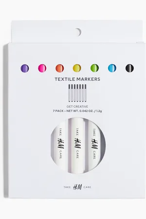 H&M 7-pack textile markers