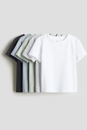 H&M 5-pack cotton jersey tops