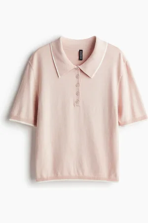 H&M Fine-knit polo shirt