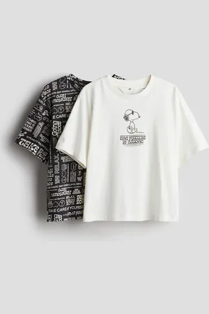 H&M 2-pack printed T-shirts