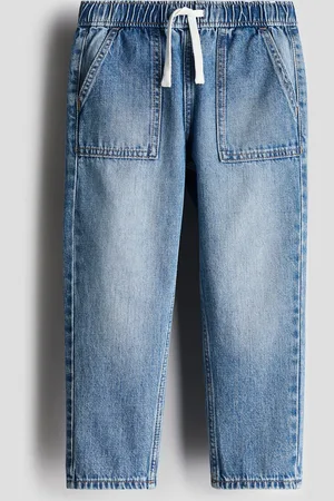 H&M Cotton denim trousers