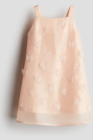 H&M Appliquéd organza dress