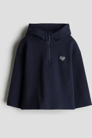 H&M Zip-top piqué hoodie