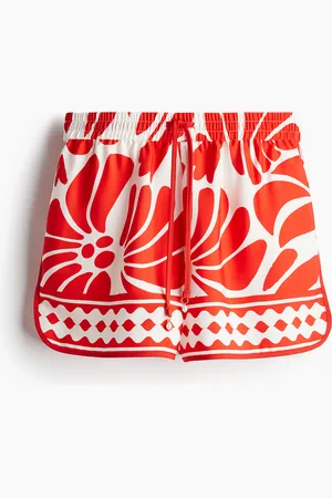 H&M Patterned drawstring shorts