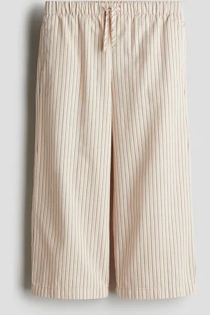 H&M Cotton poplin trousers