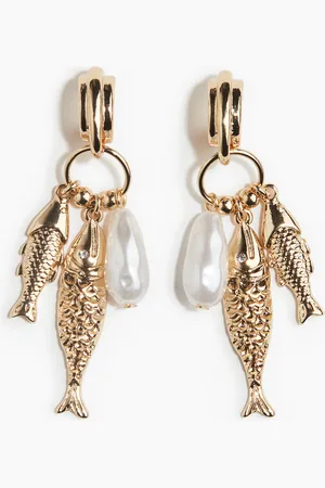 H&M Pendant hoop earrings