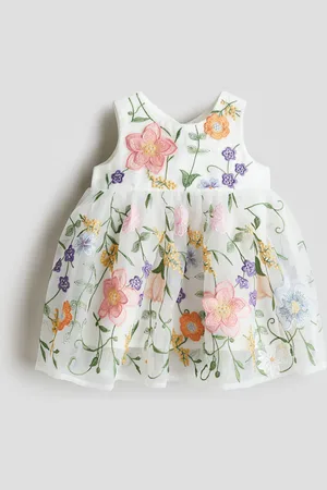 H&M Embroidered organza dress