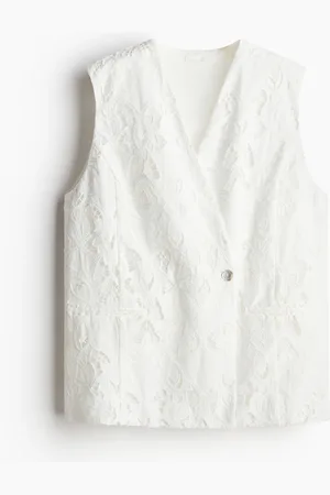 H&M Broderie anglaise waistcoat