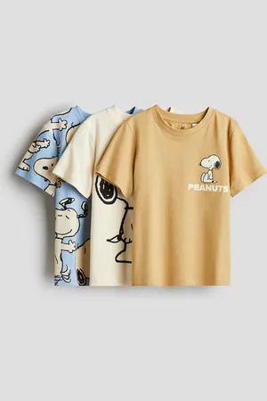 H&M 3-pack printed T-shirts