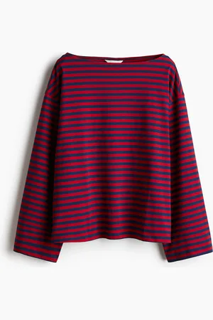 H&M Boat-neck cotton top